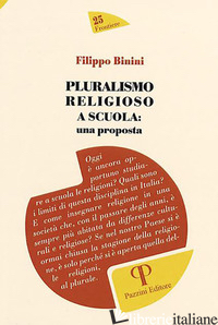 PLURALISMO RELIGIOSO A SCUOLA: UNA PROPOSTA - BININI FILIPPO