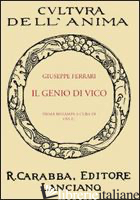 GENIO DI VICO (IL) - FERRARI GIUSEPPE