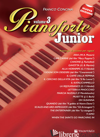 PIANOFORTE JUNIOR. NUOVA EDIZ.. VOL. 3 - CONCINA FRANCO