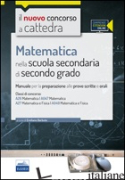 CC4/26 MATEMATICA NELLA SCUOLA SECONDARIA DI II GRADO. PER LE CLASSI A26 (A047)  - BARBUTO E. (CUR.)