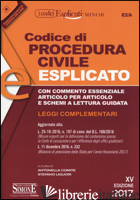 CODICE DI PROCEDURA CIVILE ESPLICATO. CON COMMENTO ESSENZIALE ARTICOLO PER ARTIC - COMITE A. (CUR.); LIGUORI S. (CUR.)