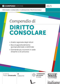 COMPENDIO DI DIRITTO CONSOLARE - EMANUELE P. (CUR.)