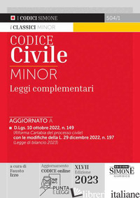 CODICE CIVILE MINOR 2023 - 504/1