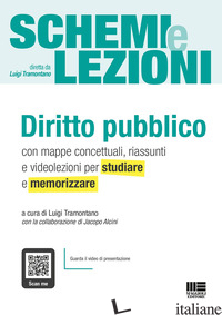 SCHEMI E LEZIONI DI DIRITTO PUBBLICO. CON ESPANSIONE ONLINE - TRAMONTANO L. (CUR.)