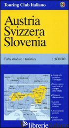 AUSTRIA, SVIZZERA, SLOVENIA 1:800.000 - 