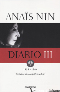 DIARIO. VOL. 3: 1939-1944 - NIN ANAIS; STUHLMANN G. (CUR.)