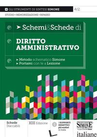 SCHEMI & SCHEDE DI DIRITTO AMMINISTRATIVO - 4/2