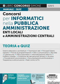 CONCORSI PER INFORMATICI NELLA PUBBLICA AMMINISTRAZIONE, ENTI LOCALI E AMMINISTR - 328/5