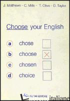 CHOOSE YOUR ENGLISH - TAYLOR DAVID