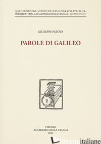 PAROLE DI GALILEO - PATOTA GIUSEPPE