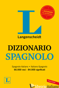 DIZIONARIO SPAGNOLO LANGENSCHEIDT - AA.VV.