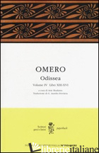 ODISSEA. TESTO GRECO A FRONTE. VOL. 4: LIBRI XIII-XVI - OMERO; HOEKSTRA A. (CUR.)