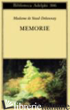 MEMORIE - STAAL-DELAUNAY MADAME DE; GALATERIA D. (CUR.)