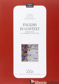 ENGLISH IN CONTEXT. EXPLORATIONS IN A GRAMMAR OF DISCOURSE - SALVI RITA