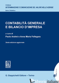 CONTABILITA' GENERALE E BILANCIO D'IMPRESA - ANDREI P. (CUR.); FELLEGARA A. M. (CUR.)
