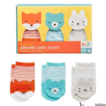 Little Friends Organic Baby Socks Set Of 3