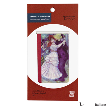 Classics - Pierre-Auguste Renoir - Dance at Bougival - Magnetic Bookmark