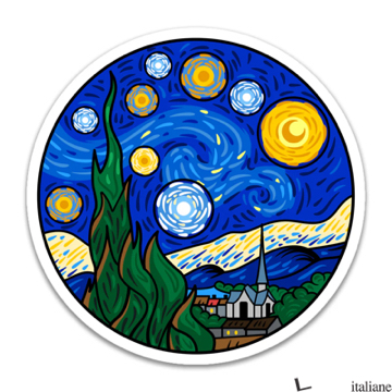 Sticker - Vincent van Gogh - Starry Night