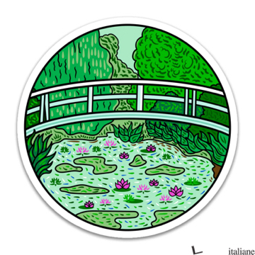 Sticker - Claude Monet - Japanese Bridge
