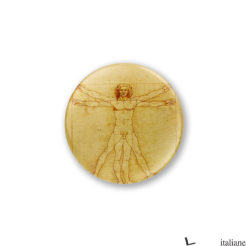 Button - Vitruvian Man