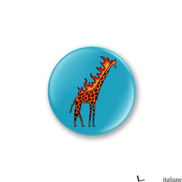 Button - Burning Giraffe - Dali