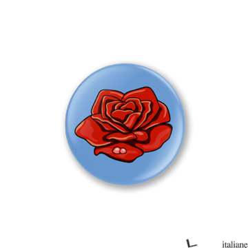 Button - Meditative Rose - Dali