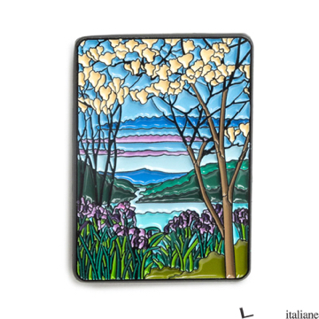 Pin - Magnolias and Irises - Tiffany