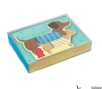 Best in Show Dachshunds Die Cut Notecards