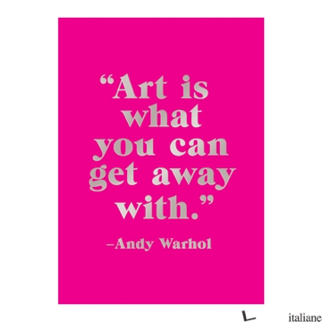 esaurito ------Andy Warhol Hardcover Book of Sticky Notes