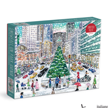 Michael Storrings Snowfall on Park Avenue 1000 Piece Puzzle