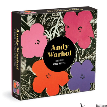 Andy Warhol Flowers 144 Piece Wood Puzzle
