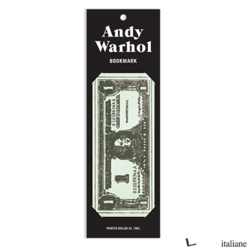 Warhol Dollar Bill Shaped Bookmark
