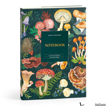 World of Mushrooms Premium A5 Notebook