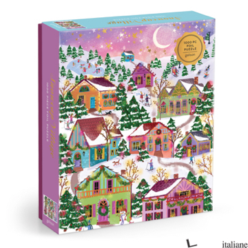 Joy Laforme Snowcap Village 1000 Piece Foil Puzzle