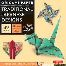 ORIGAMI PAPER TRADITIONAL JAPANESE DESIGNS LARGE
