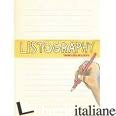 LISTOGRAPHY JOURNAL (YOUR LIFE IN LISTS)