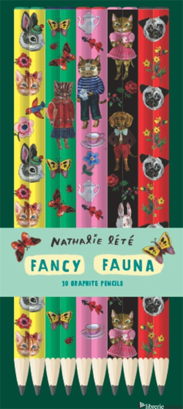 ANNULLATA-- Fancy Fauna: 10 Graphite Pencils