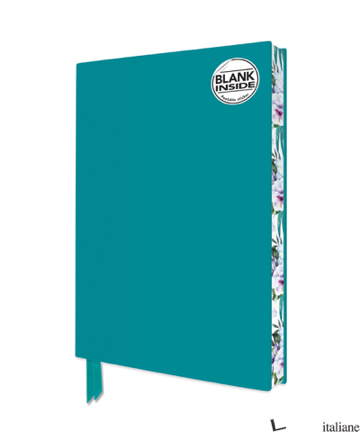 Turquoise Blank Artisan Notebook (Flame Tree Journals)