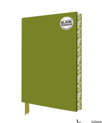 Sage Green Blank Artisan Notebook (Flame Tree Journals)
