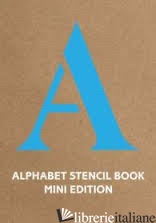 Alphabet Stencil Book mini edition (blue)