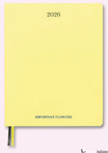Important Flowers Planner 2027 Diary