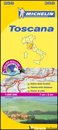 Toscana - Michelin Local Map 358