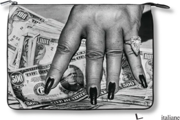 Pouch. Helmut Newton Fat Hand and Dollars