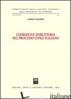 ESIBIZIONE ISTRUTTORIA NEL PROCESSO CIVILE ITALIANO (L')
