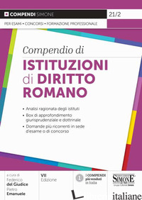 COMPENDIO DI ISTITUZIONI DI DIRITTO ROMANO
