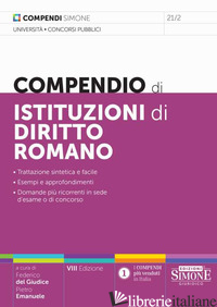COMPENDIO DI ISTITUZIONI DI DIRITTO ROMANO