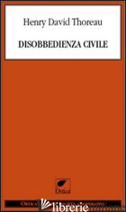 DISOBBEDIENZA CIVILE