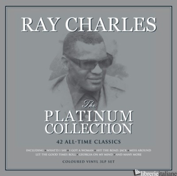RAY CHARLES - THE PLATINUM COLLECTION 3LP SET WHITE COLOURED