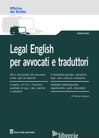 LEGAL ENGLISH PER AVVOCATI E TRADUTTORI