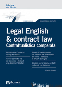 LEGAL ENGLISH E CONTRACT LAW. CONTRATTUALISTICA COMPARATA